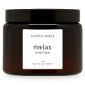 Свеча ароматическая the olphactory, relax, white musk, 60 ч