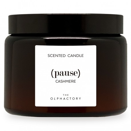 Свеча ароматическая the olphactory, pause, cashmere, 60 ч