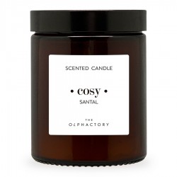 Свеча ароматическая the olphactory, cozy, santal, 30 ч