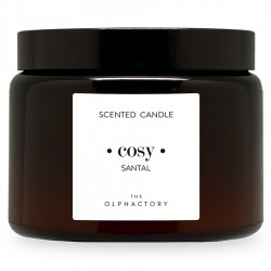 Свеча ароматическая the olphactory, cozy, santal, 60 ч