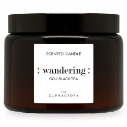 Свеча ароматическая the olphactory, wandering, goji black tea, 60 ч