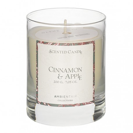 Свеча ароматическая gifting, cinnamon&apple (новая), 40 ч