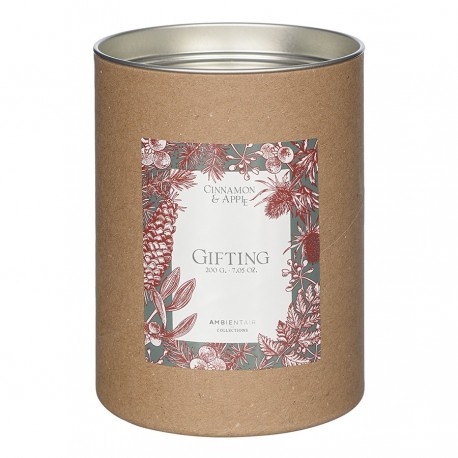 Свеча ароматическая gifting, cinnamon&apple (новая), 40 ч