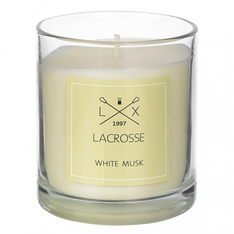 Свеча ароматическая lacrosse, white musk (новая), 60 ч