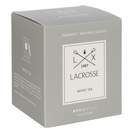 Свеча ароматическая lacrosse, white tea (новая), 60 ч
