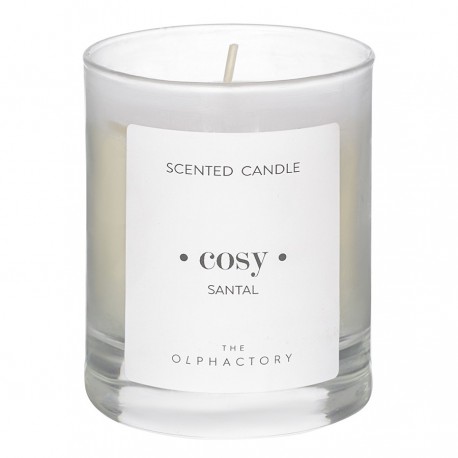 Свеча ароматическая the olphactory, cosy, santal (новая), 40 ч
