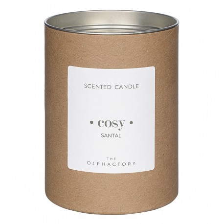 Свеча ароматическая the olphactory, cosy, santal (новая), 40 ч