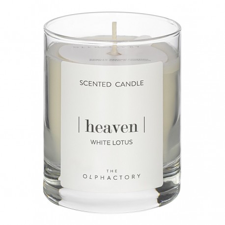 Свеча ароматическая the olphactory, heaven, white lotus (новая), 40 ч