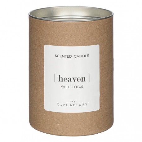 Свеча ароматическая the olphactory, heaven, white lotus (новая), 40 ч
