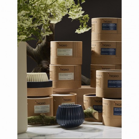 Свеча ароматическая italian cypress из коллекции edge, синий, 30 ч