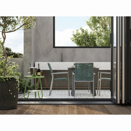 Столик stian, D50 см, зеленый