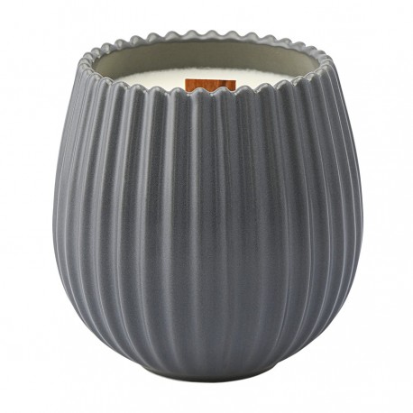 Свеча ароматическая с деревянным фитилём hugs and cookies из коллекции edge, серый, 60 ч