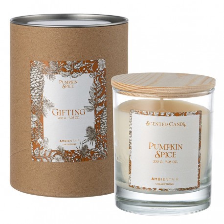 Свеча ароматическая gifting, pumpkin spice, 40 ч