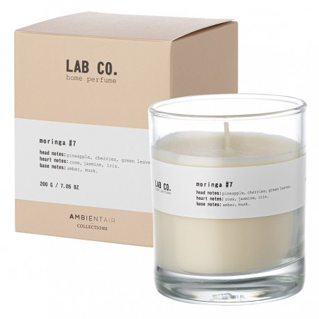 Свеча ароматическая lab co, moringa, 40 ч