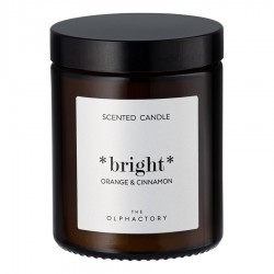 Свеча ароматическая the olphactory, bright, orange&cinnamon, 30 ч