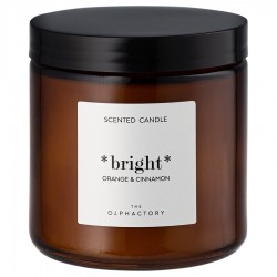 Свеча ароматическая the olphactory, bright, orange&cinnamon, 60 ч