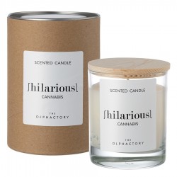 Свеча ароматическая the olphactory, hilarious, cannabis, 40 ч