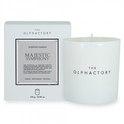 Свеча ароматическая the olphactory, white insignia, majestic symphony, 60 ч