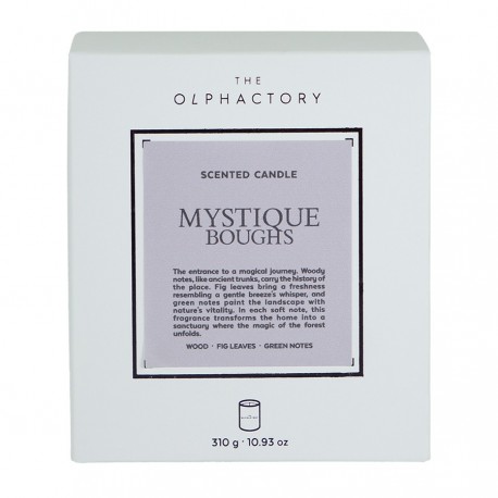 Свеча ароматическая the olphactory, white insignia, mystique boughs, 60 ч