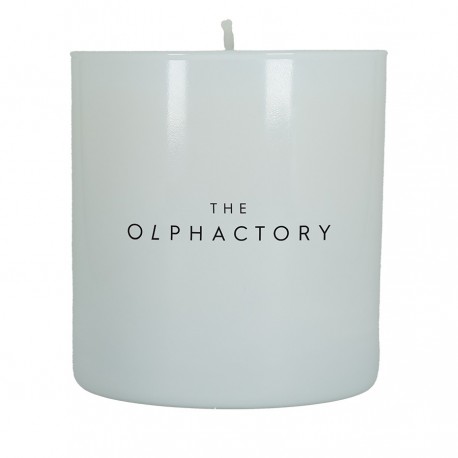 Свеча ароматическая the olphactory, white insignia, silken tobacco, 60 ч