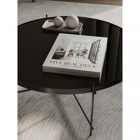 Столик josen, D85 см, черный