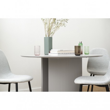 Стол обеденный ellie, D120 см, серый