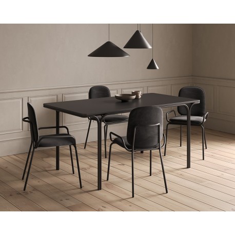 Стол обеденный ror, 85х120 см, черный