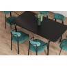 Стол обеденный ror, 85х120 см, черный