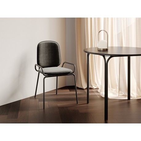 Стол обеденный ror, D90 см, черный