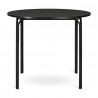 Стол обеденный ror, D90 см, черный