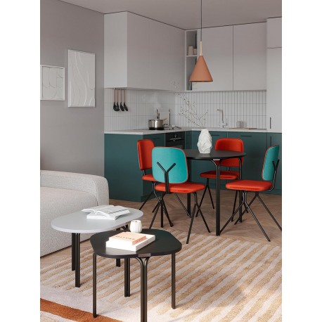 Стол обеденный ror, D90 см, черный