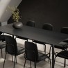 Стол обеденный saga, 75х150 см, темно-серый