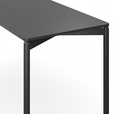 Стол обеденный saga, 75х150 см, темно-серый