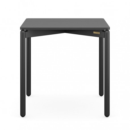 Стол обеденный saga, 75х75 см, темно-серый