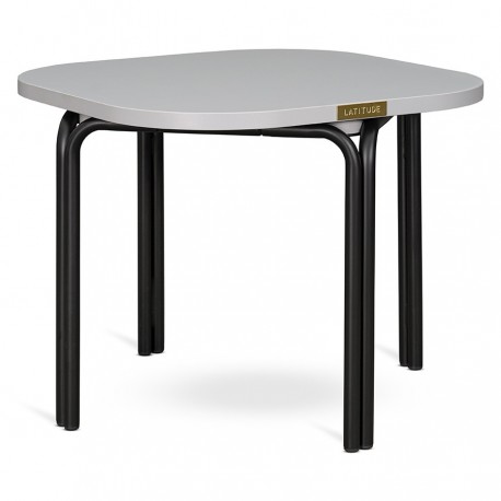 Столик кофейный ror, 50х50 см, черный/серый