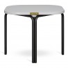 Столик кофейный ror, 50х50 см, черный/серый