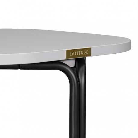 Столик кофейный ror, 50х50 см, черный/серый