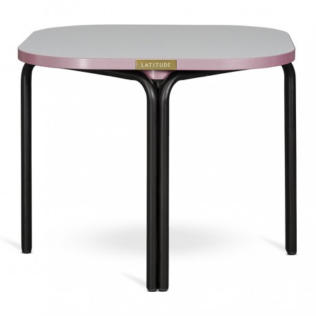 Столик кофейный ror, 50х50 см, черный/серый/розовый