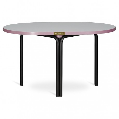 Столик кофейный ror, 75х50 см, черный/серый/розовый