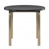 Столик кофейный ror, D50 см, латунь/черный
