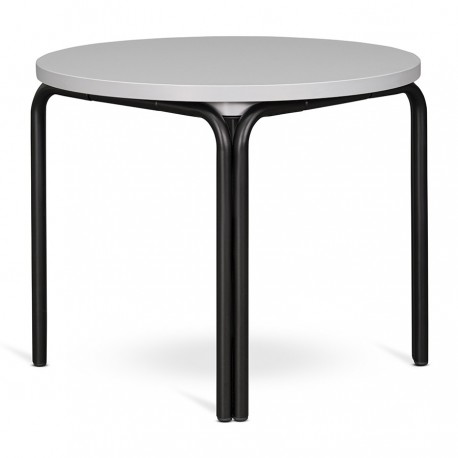Столик кофейный ror, D50 см, черный/серый