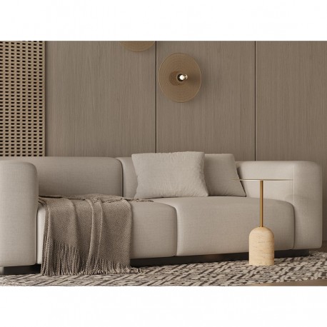 Столик кофейный gryd, D40 см, золотистый