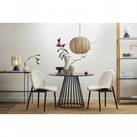 Стол обеденный tyra, D110 см, черный