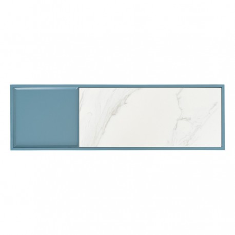 Стол консольный mayen, 120х35х76 см, белый/бирюзовый