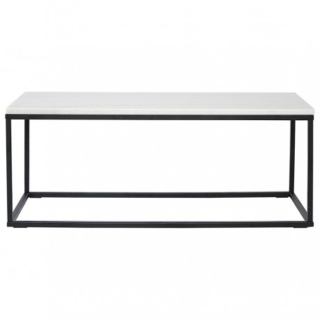 Столик журнальный mayen, 90х40 см, белый/черный