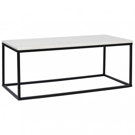 Столик журнальный mayen, 90х40 см, белый/черный