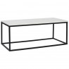 Столик журнальный mayen, 90х40 см, белый/черный