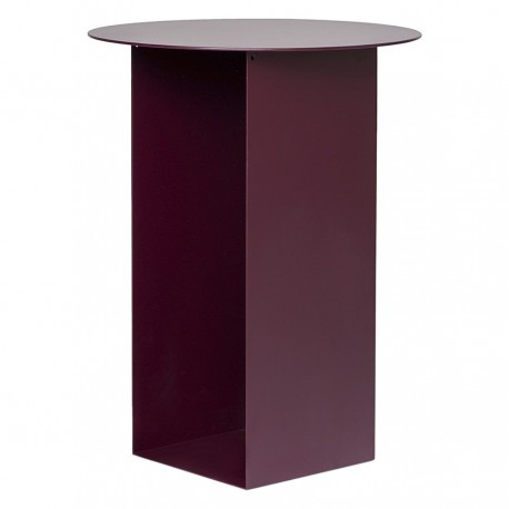 Столик журнальный silje, D38 см, сливовый