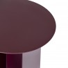 Столик журнальный silje, D38 см, сливовый