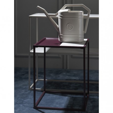 Столик кофейный mayen, 45х45 см, белый/сливовый